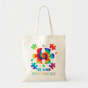 Tote Bag Live Love Accepter Sensibilisation sur l'autisme T