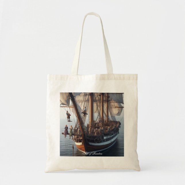 Tote Bag Livraison de livres de lecture (Devant)