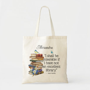 Tote Bag Livraison littéraire Cadeau Jane Austen Livre Cita