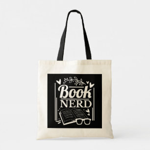Tote Bag Livre amusant Citation Nerd Lover livre