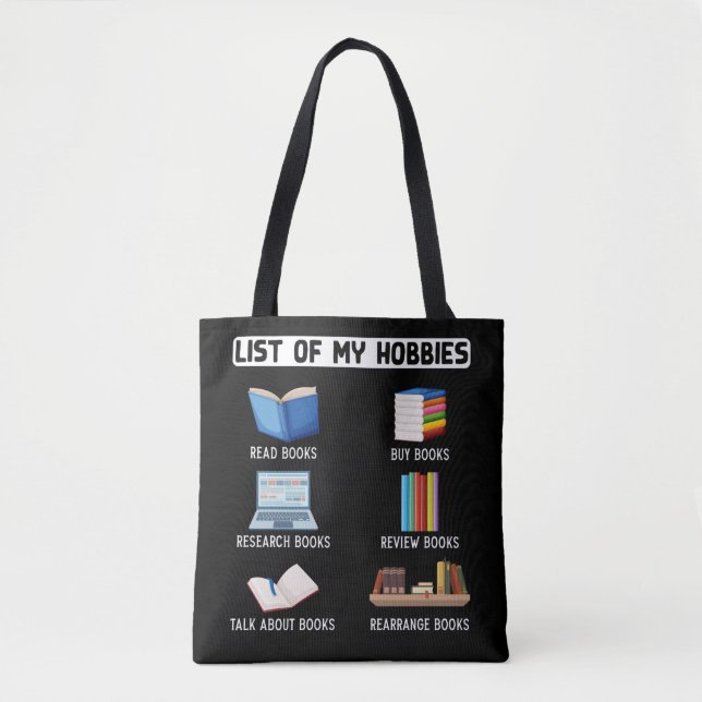 Tote Bag Livre amusant Humour de l'amour livre Lecture (Devant)