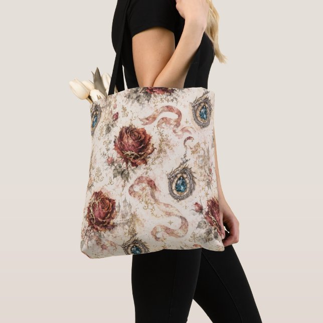 Tote Bag Livre de fantasy romance de dragon (De près)