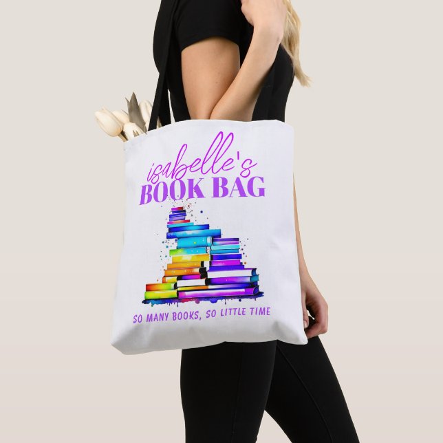 Tote Bag Livre de lecture de l'anniversaire de maman Lover  (De près)