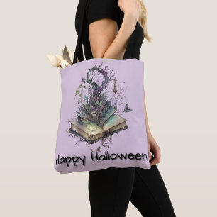 Tote Bag Livre des ombres Sorcellerie Païenne Wiccan Hallow