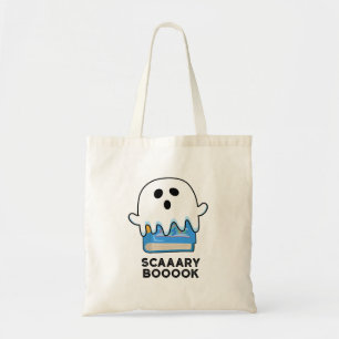 Tote Bag Livre d'exposition Funny Ghost Livre Pun
