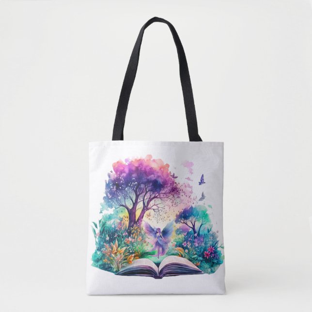 Tote Bag Livre d'Imaginaire Lover Fairy (Devant)