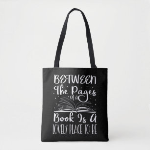 Tote Bag Livre Lover Bookworm Nerd Literarian Librarian Gif
