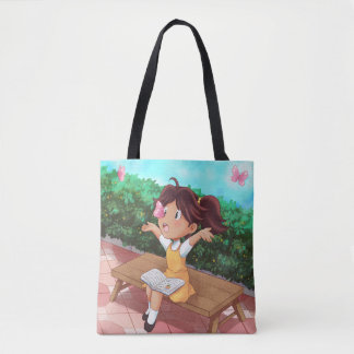 Tote Bag Livre papillon