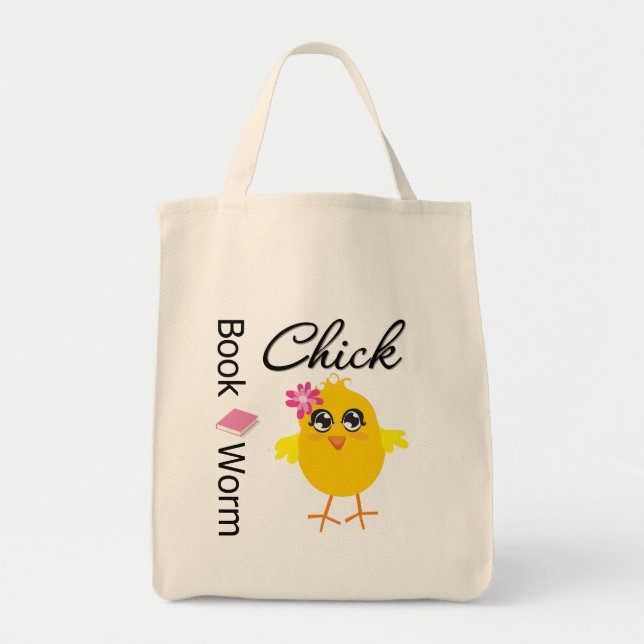 Tote Bag Livre Worm Chick (Devant)