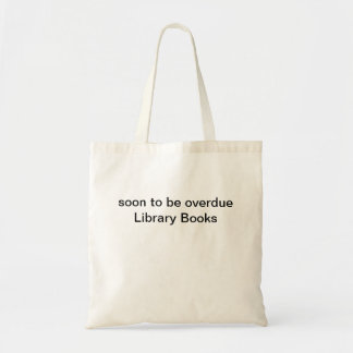 Tote Bag Livres de bibliothèque en retard