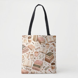 Tote Bag Livres de café et autres choses