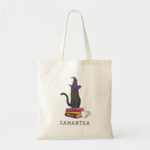Tote Bag Livres de chat Potion et épisodes Halloween Person