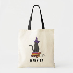 Tote Bag Livres de chat Potion et épisodes Halloween Person