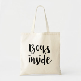 Tote Bag Livres de devis amusants à l'intérieur