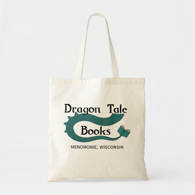 Tote Bag Livres Dragon Tale (Devant)