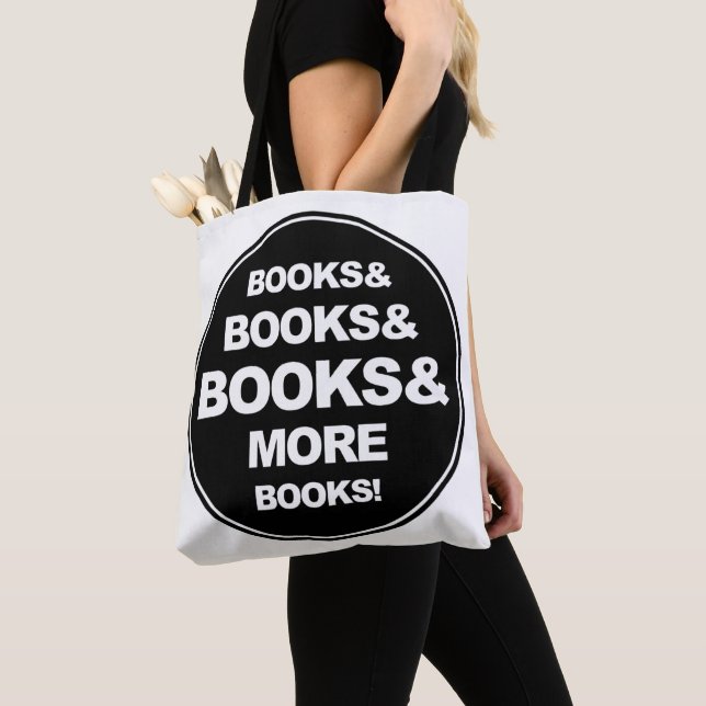 Tote Bag Livres et livres (De près)