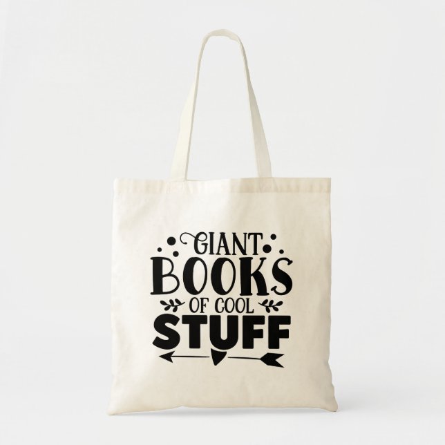 Tote Bag Livres géants de bons trucs (Devant)