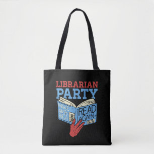 Tote Bag Livres - Le cadeau de la fête du bibliothécaire am