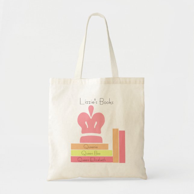 Tote Bag Livres pour enfants avec couronne (Devant)
