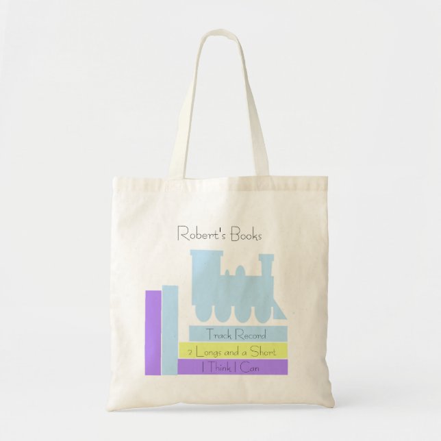 Tote Bag Livres pour enfants avec un train (Devant)