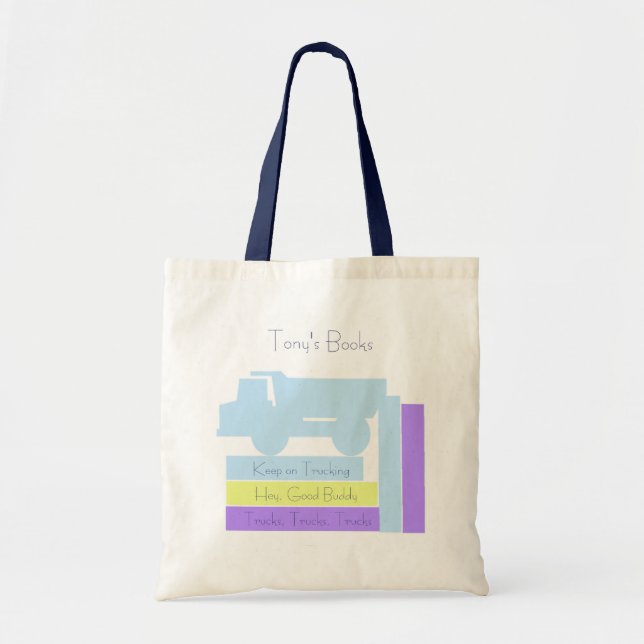 Tote Bag Livres pour enfants et Camion (Devant)