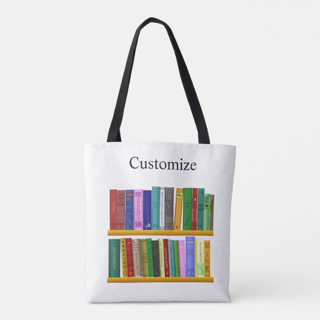 Tote Bag Livres sur les étagères Thunder_Cove (Dos)