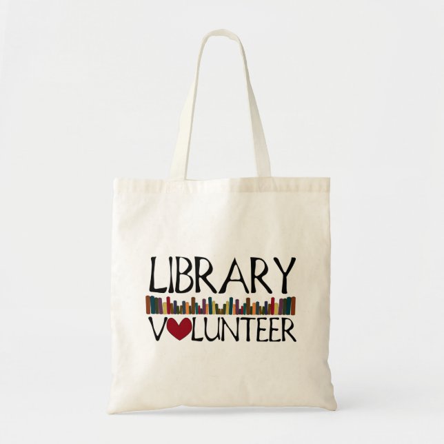 Tote Bag Livres volontaires de bibliothèque (Devant)