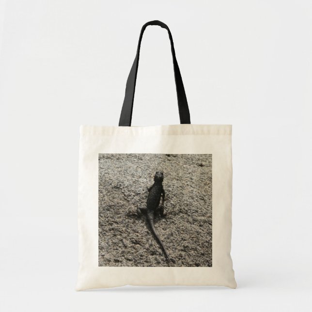Tote Bag Lizard noir (Devant)