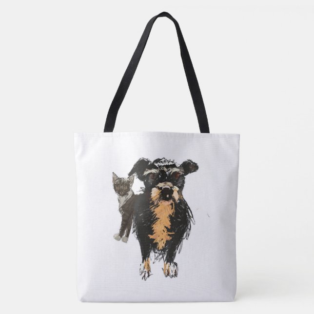 Tote Bag Lizzie & Kitty (Devant)