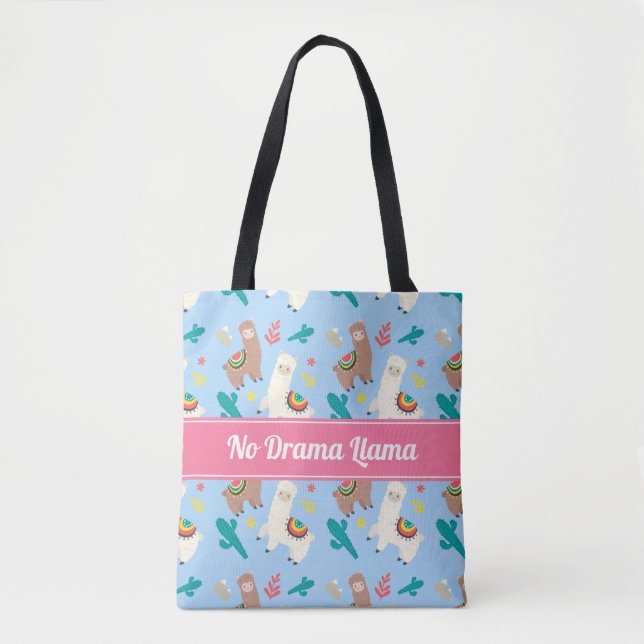 Tote Bag Llama/Alpaca personnalisable (Devant)