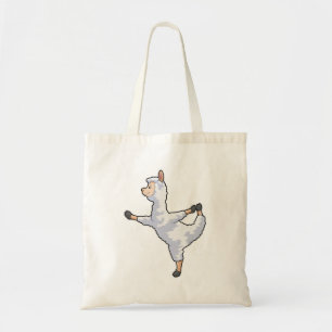 Tote Bag Llama at yoga