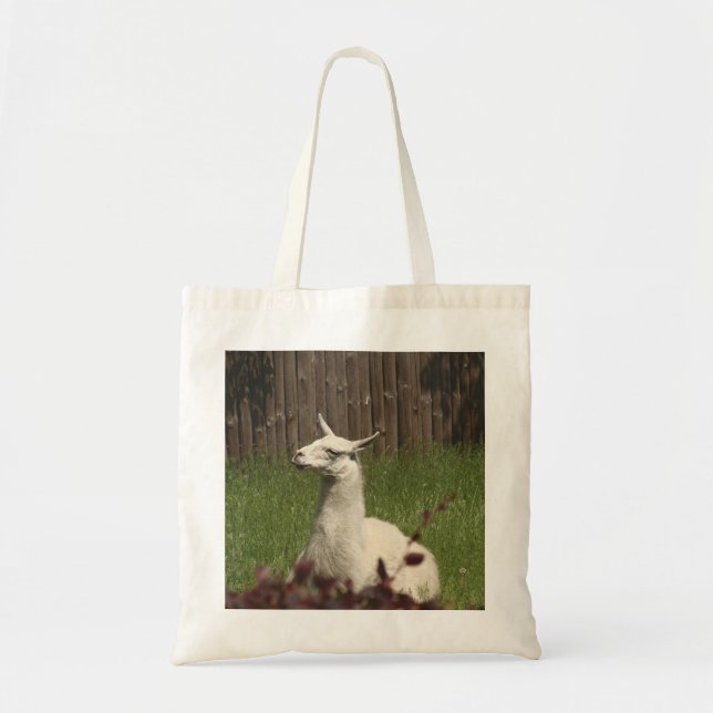 Tote Bag Llama blanche (Devant)
