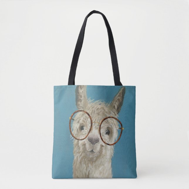 Tote Bag Llama Spécifications - Lunettes rondes (Devant)