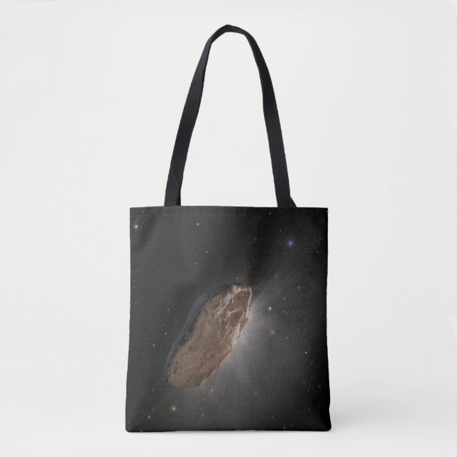 Tote Bag L'objet interstellaire Wayward Oumuamua. (Devant)