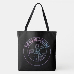 Tote Bag L'océan appelle Love Océan Sirène