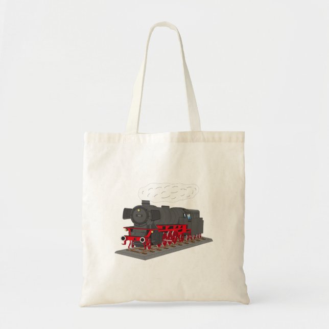 Tote Bag Locomotive à vapeur (Devant)