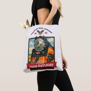 Tote Bag Locomotive à vapeur SP GS-4 Daylight 4449 Impressi