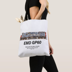 Tote Bag Locomotive diesel EMD GP60 du Pacifique Sud
