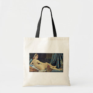 Tote Bag L'Odalisque grand, par Ingres Jean Auguste Domin