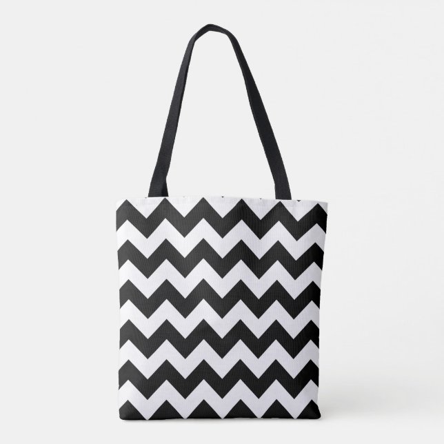 Tote Bag Loge noire - crêtes jumelles (Dos)