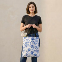 Logiciel Floral bleu vintage style botanique