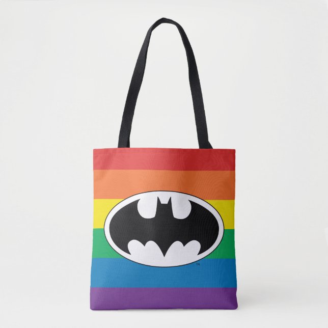 Tote Bag Logo Arc-en-ciel Batman (Devant)