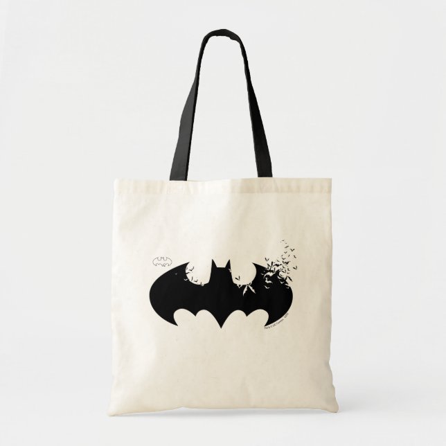 Tote Bag Logo Batman Classique Dissolé En Batats (Devant)