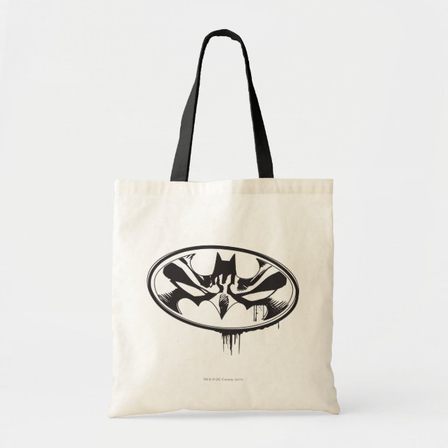 Tote Bag Logo Batman Drip (Devant)