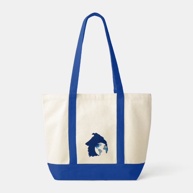 Tote Bag logo ColliesWithoutBorders (Dos)
