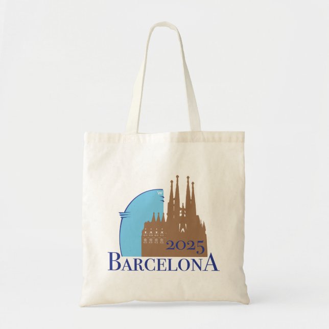 Tote Bag Logo de Barcelone (Devant)