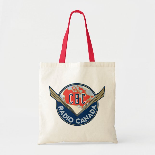 Tote Bag Logo de CBC Retro 1940s (Devant)