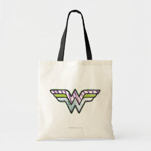 Tote Bag Logo de croquis couleur Wonder Woman