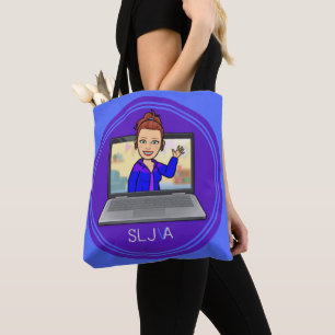 Tote Bag Logo de dessin animé SLJ-VA