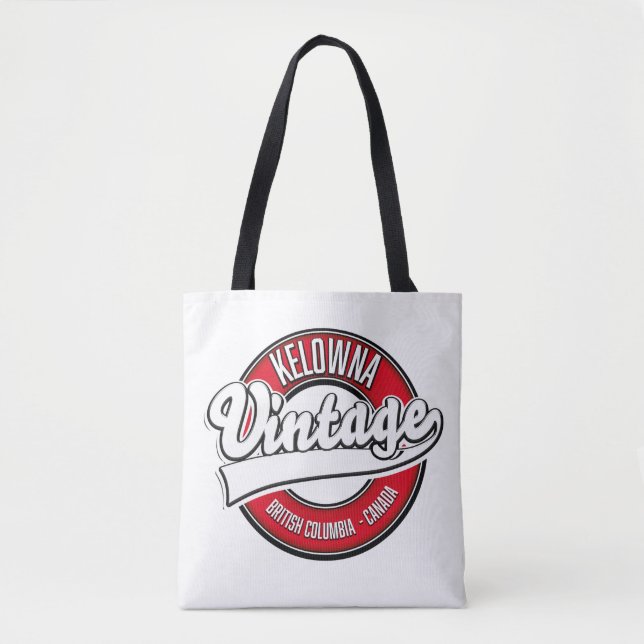 Tote Bag logo de Kelowna Colombie-Britannique Canada (Devant)